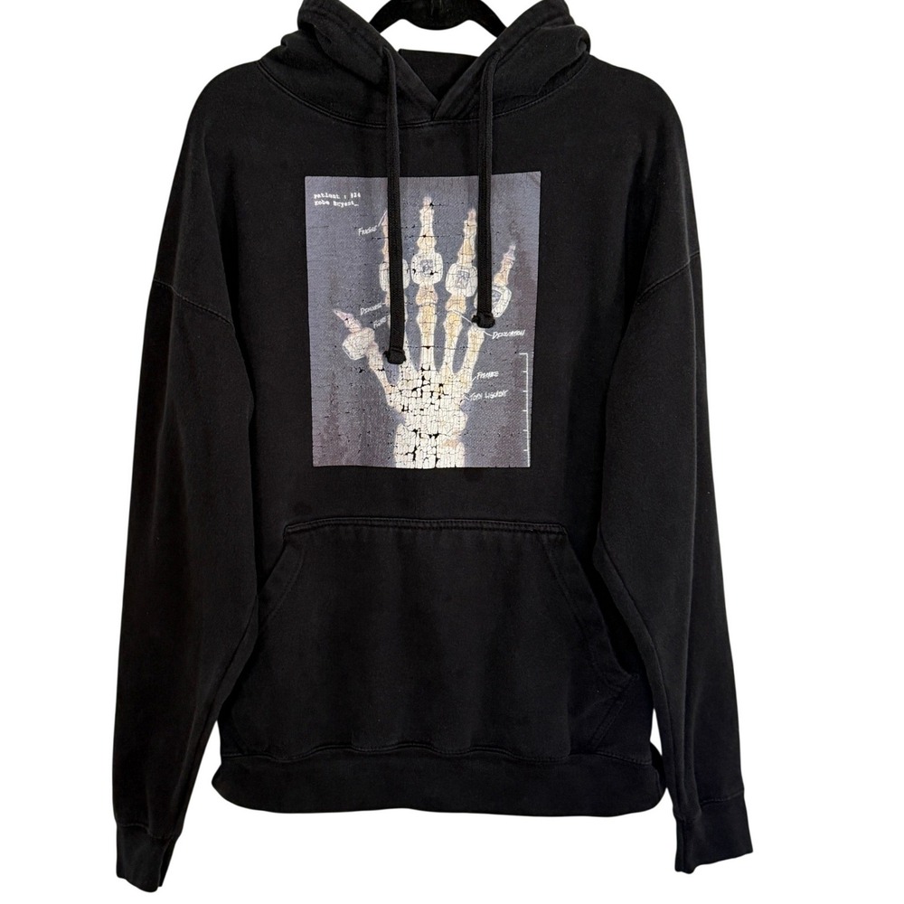 Kobe‎ Bryant Patient 24 Hand X Ray Rings Champion Basketball Fan Hoodie Mens XL